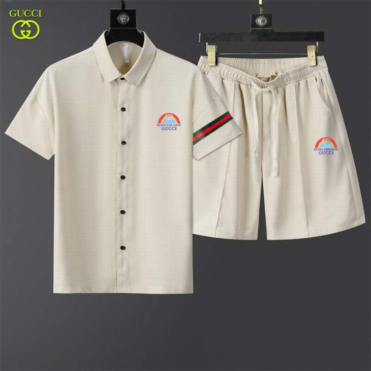 Picture of Gucci Shirt Pant Suits _SKUGucciM-3XL12yr22721565
